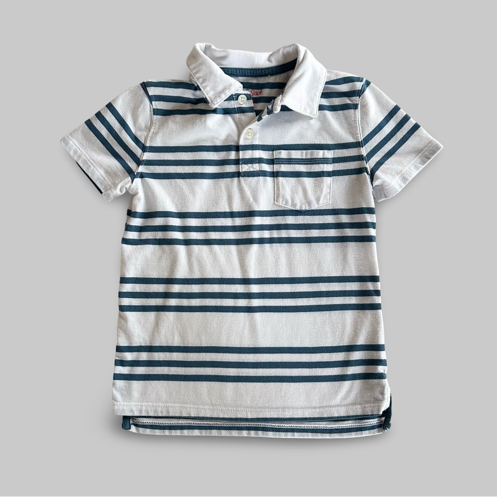 Cat & Jack Striped Kids Polo Shirt